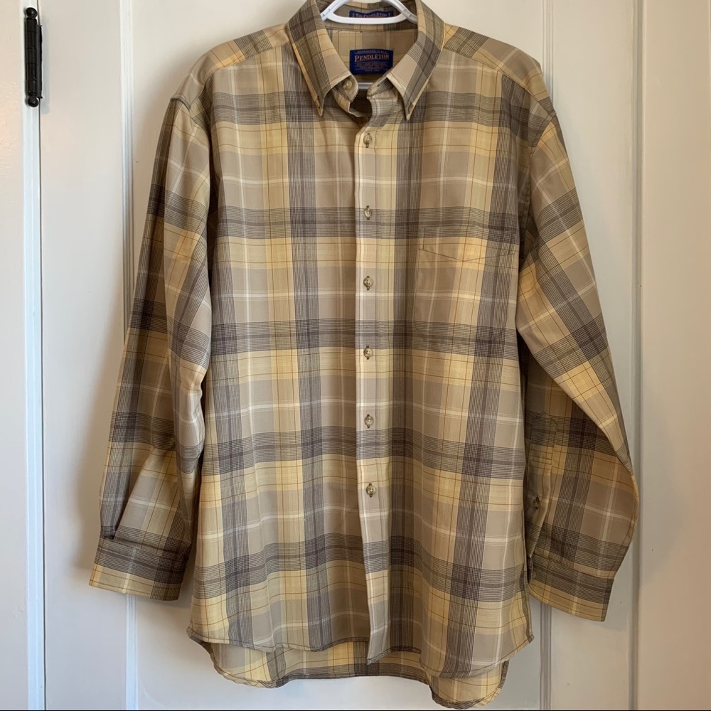 Pendleton 100% Virgin Wool Button Down Shirt